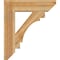 Ekena Millwork Merced Slat Rough Sawn Bracket, Western Red Cedar, 6"W x 28"D x 32"H BKT06X28X32MRC06RWR - alternate 3